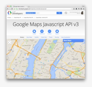 The Google Maps Javascript Api - Atlas, HD Png Download, Free Download