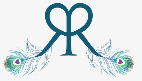 Transparent Feathers Clipart - R Logo With Peacock Feather, HD Png Download, Free Download