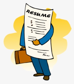 Résumé Working For You - Applying For A Job Clipart, HD Png Download, Free Download