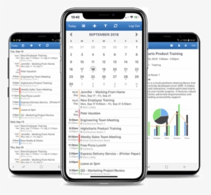 Calendarwiz Offers Mobile App For Ios And Android - Mobile Calendar, HD Png Download, Free Download