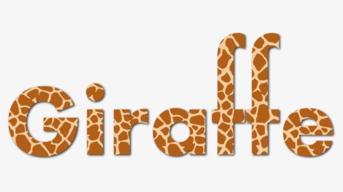 Giraffidae,text,giraffe - Giraffidae, HD Png Download, Free Download