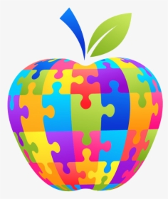 Apple Puzzle Vector - Clip Art Special Education, HD Png Download, Free Download