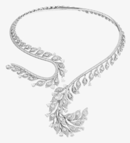White Gold Necklace With Diamonds - Chain, HD Png Download, Free Download