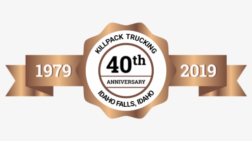 Killpack Trucking 40th Anniversary - Label, HD Png Download, Free Download