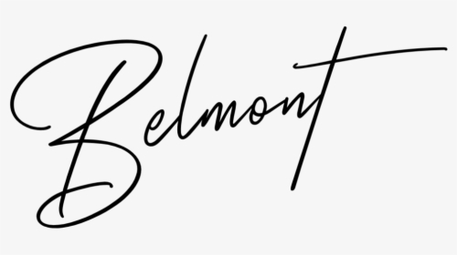 Belmont Signature - Calligraphy, HD Png Download, Free Download