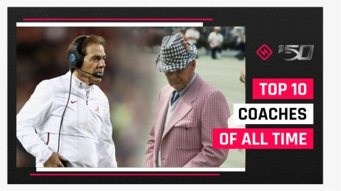 Cfb 150 Top 10 Coaches - Photo Caption, HD Png Download, Free Download