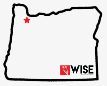 Oregon Home Security - Outline Shape Oregon State, HD Png Download, Free Download