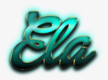 Ela Name Logo Png - Ela Images Transparent Background, Png Download, Free Download