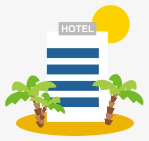 Clip Art Ela Beach Hotel Clipart - Hotel Drawing Png, Transparent Png, Free Download