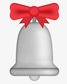 Silver Christmas Bell Png Clip Art, Transparent Png, Free Download