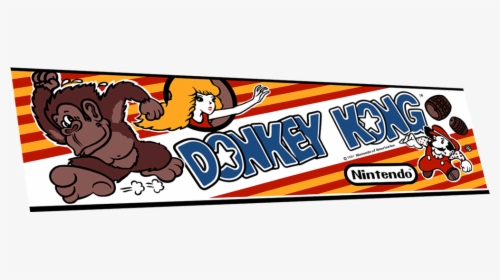 Donkey Kong Marquee - Donkey Kong Arcade Decal, HD Png Download, Free Download