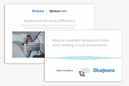 Dolby Voice Experience - Blue Jeans Network, HD Png Download, Free Download