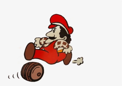 #stickergang #arcade #donkey #kong #oldschool #barrel - Cartoon, HD Png Download, Free Download