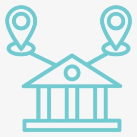 Democratize Land And Development Icon - Banque Icon, HD Png Download, Free Download