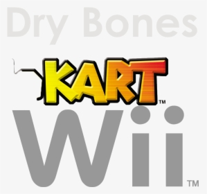 Dry Bones Kart Wii Logo - Mario Kart Double Dash Logo, HD Png Download, Free Download
