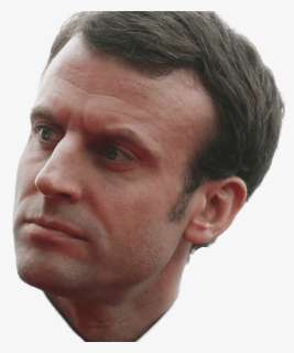 Transparent Side Face Clipart - Macron Clipart, HD Png Download, Free Download