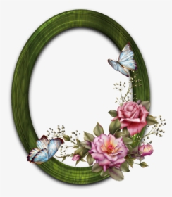 Floral Round Frame Png Transparent - Happy B Day Guru Ji, Png Download, Free Download