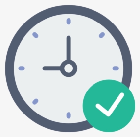 Clock With A Green Tick Icon - Free Up Time Icon, HD Png Download, Free Download