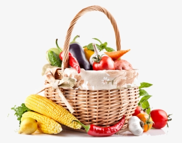 Vegetable Basket With Corn, HD Png Download, Free Download