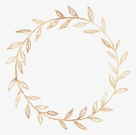 #golden #gold #circles #corcle #round #roundborders - Golden Circle Glitter Png, Transparent Png, Free Download