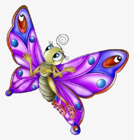 Butterfly Cartoon Transparent Background, HD Png Download, Free Download