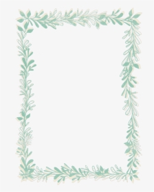 Picture Frames, Watercolor Painting, Paint, Picture - Watercolor Leaf Frames Png, Transparent Png, Free Download