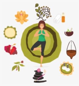 Go Through Ayurveda To Release Your Stress - Illustration, HD Png Download, Free Download