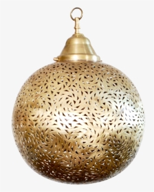 Moroccan Brass Hanging Pendant Lamp - Moroccan Hanging Brass Lamp, HD Png Download, Free Download