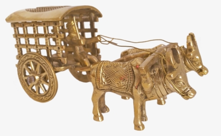 Traditional And Modern Brass Bullock Cart Open Jalli - Carriage, HD Png Download, Free Download