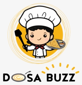 Dosa Buzz - Chef Clip Art Black And White, HD Png Download, Free Download