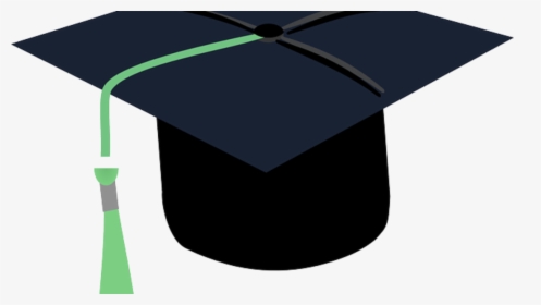 Graduation Cap Green Tassel, HD Png Download, Free Download