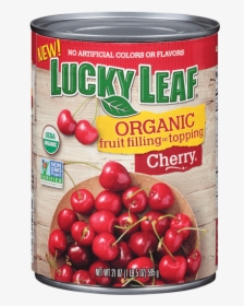 Organic Cherry Fruit Filling - Lucky Leaf Blueberry, HD Png Download, Free Download
