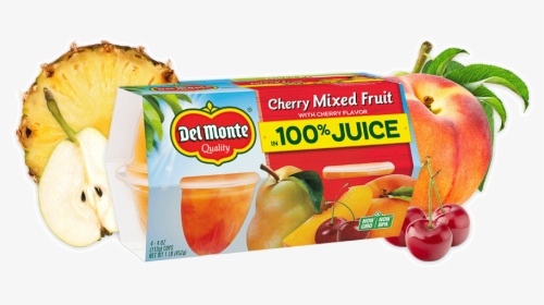 Cherry Mixed Fruit, Fruit Cup® Snacks - Del Monte Products Transparent, HD Png Download, Free Download