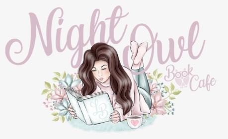 Night Owl Book Cafe - Girl, HD Png Download, Free Download