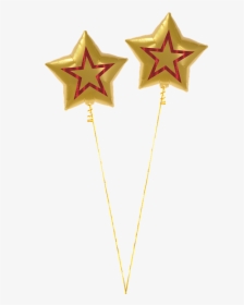 Balloon, Star, Gold, Isolated, Christmas, Birthday - Globos De Estrella Png, Transparent Png, Free Download