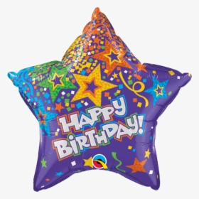 Happy Birthday Star Balloon - Birthday, HD Png Download, Free Download