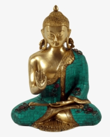 Clip Art Pics Of Buddha - Buddha Statue In Metal, HD Png Download, Free Download