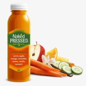 Prd Pressed Livelycarrot V2 - Naked Cold Pressed Juice Carrot, HD Png Download, Free Download