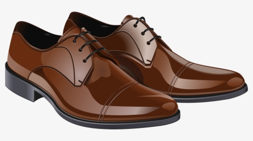 Brown Men Shoes Png Clipart - Clipart Shoes Png, Transparent Png, Free Download