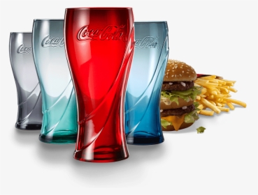Transparent Red Glasses Png - Mcdonalds Coca Cola Glasses, Png Download, Free Download