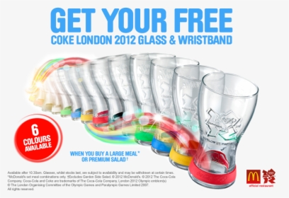 Mcdonalds Coca Cola Glass Olympics, HD Png Download, Free Download