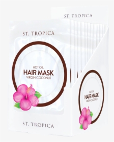 Tropica Coconut Oil Hair Mask 12-pack - Heated Coconut Oil Mask Pack, HD Png Download, Free Download