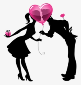 #couple #heart #hearts #love #ballon - Valentine Day Special Couple, HD Png Download, Free Download