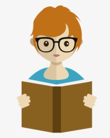Female Teacher Reading A Book - Studying Png Transparent Background, Png Download, Free Download