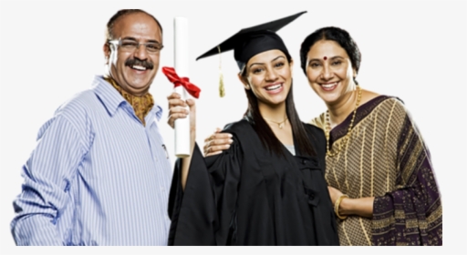 Indian Students With Parents, HD Png Download, Free Download