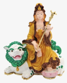 Kuan Yin On Snow Lion, HD Png Download, Free Download