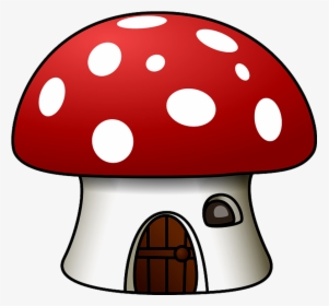 Clip Art Cogumelos Png - Drawing Of Mushroom House, Transparent Png, Free Download