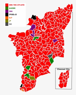 Tamil Nadu Election Map 2019, HD Png Download, Free Download