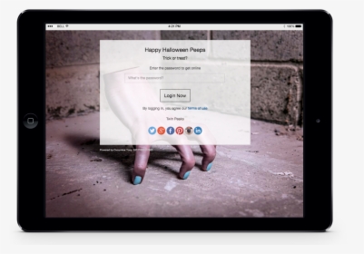 Tablet In Hand Png, Transparent Png, Free Download