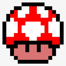 Power Up Mario Gif , Png Download - Pixel Mario Mushroom, Transparent Png, Free Download